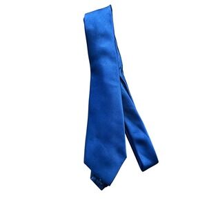 Perry‎ Ellis Portfolio Men's Royal Blue Silk Blend Necktie